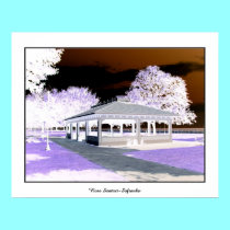 Ontario Beach State Park Gazebo in Rochester posters by Artists4God Ontario Beach State Park Gazebo in Rochester posters