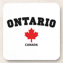Ontario Block Beverage Coaster