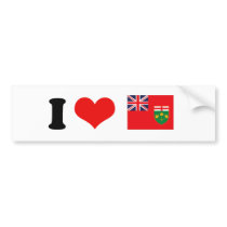 ONTARIO bumper stickers