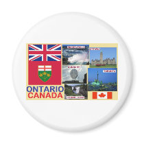 Ontario Canada Refrigerator Magnet