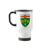 Ontario Coat of Arms (province) Mug by FlagTshirts Ontario Coat of Arms (province) Mug