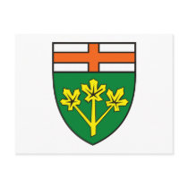 Ontario Coat of Arms (province) Postcard