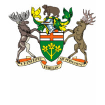 Ontario Coat of Arms T-shirt by FlagTshirts Ontario Coat of Arms T-shirt