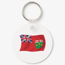 Ontario Flag Keychain by LivingFlags2 Ontario Flag Keychain