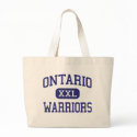 Ontario - Warriors - High School - Mansfield Ohio bags by customteamsportswear Ontario - Warriors - High School - Mansfield Ohio bags
