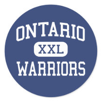 Ontario - Warriors - High School - Mansfield Ohio stickers by customteamsportswear Ontario - Warriors - High School - Mansfield Ohio stickers