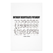 Ontogeny Recapitulates Phylogeny (Biology) stationery