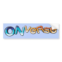 Onverse Logo Bumper Sticker bumper stickers
