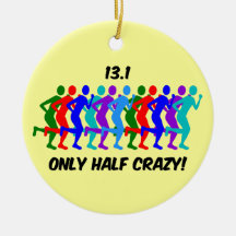 ony half crazy christmas tree ornament