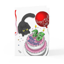 Onyx 35th Birthday Card