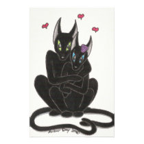 Onyx and Noir stationery