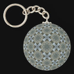 Onyx Beaded Snow Keychain