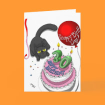 Onyx Birthday Card