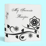 Onyx Blooms Recipe Book binders