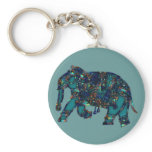 Onyx Elephant keychains