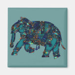 Onyx Elephant Magnets