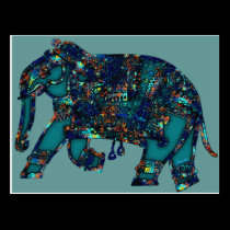 Onyx Elephant postcards