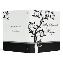 Onyx Vine Recipe Book Binders