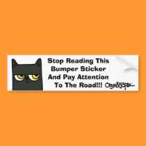 ONYXface1, oatTRADEMARK copy, Stop Reading This bumper stickers