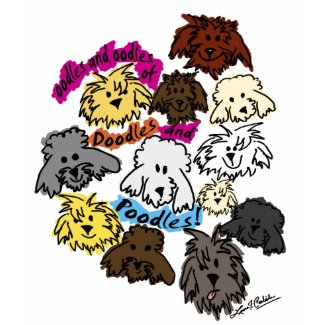 oodles and oodles of Doodles and Poodles T-Shirt shirt