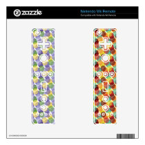Oodles of Dots Wii Remote Control Skins skins