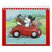Oodles of Poodles Art Calender calendars