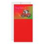 Oodles of Poodles Christmas Retro Car Card Photo Card Template