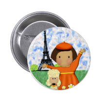 Ooh La La Paris buttons