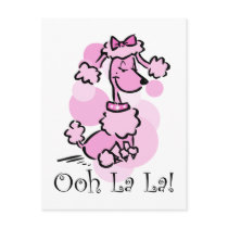 Ooh La La Poodle postcards