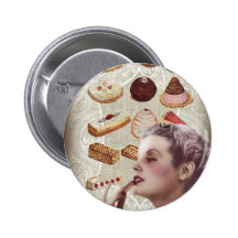 Oohlala temptation Vintage Paris Lady Fashion Pin