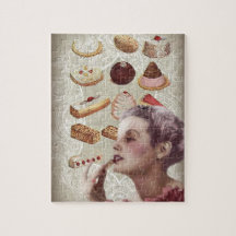 Oohlala temptation Vintage Paris Lady Fashion Puzzle