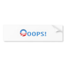 ooops! bumper stickers