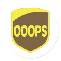 OOOPS ROUND STICKERS