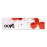 OOPS 1 BUMPER STICKER