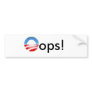 Oops! Bumper Sticker