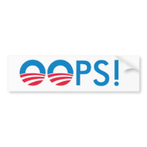 OOPS! bumper stickers