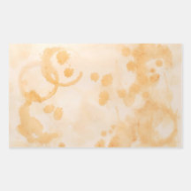 Oops Coffee Stains and Spills Rectangular Sticker