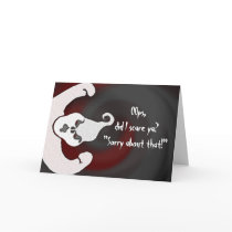 "OOps, did I scare ya?" - Customized cards