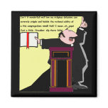 Oops!  Freudian Slip by the Preacher-funny magnets