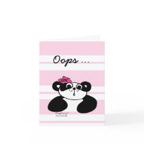 OOPS … I’M SORRY  Card