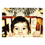 oops!!! Iam so sorry! card Personalized Announcement