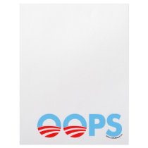 Oops Obama Mistake Customized Letterhead