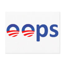 Oops! Obama Post Cards