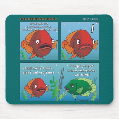 Oops! Sorry Henry Mouse Pads by oscar_azac