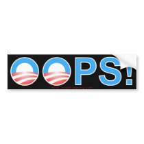 OOPSIE! bumper stickers