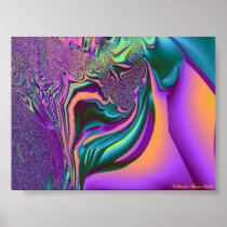 Oozing Lava Print