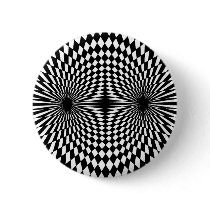 Op Art #12 Pinback Button