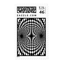 Op Art #12 Postage Stamps