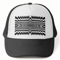 Op Art #217 hats by 3DMOONMAN Op Art #217 hats