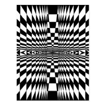 Op Art #217 Postcard